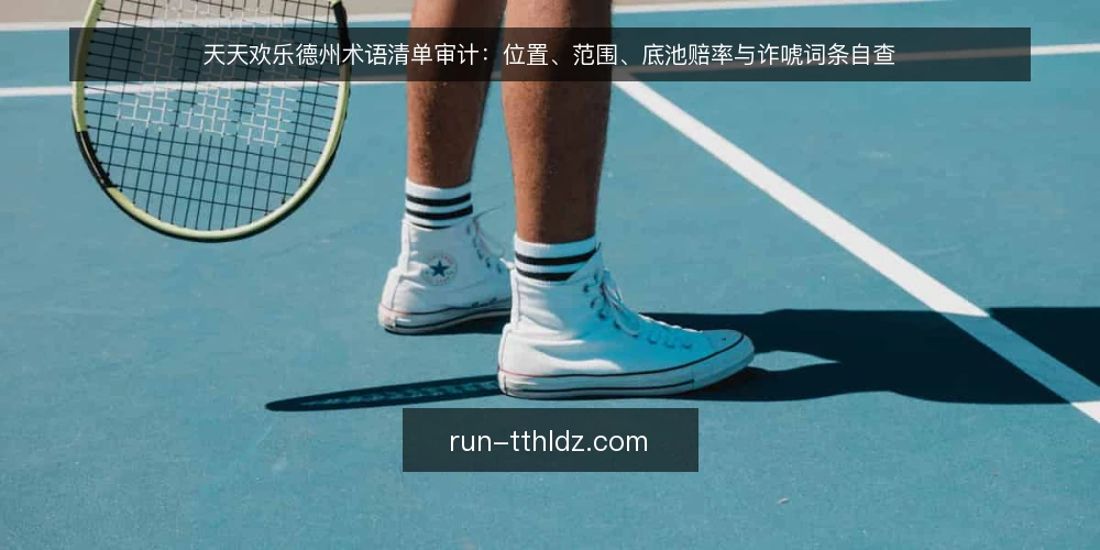 天天欢乐德州术语清单审计：位置、范围、底池赔率与诈唬词条自查 — 为什么现在要做术语审计 配图